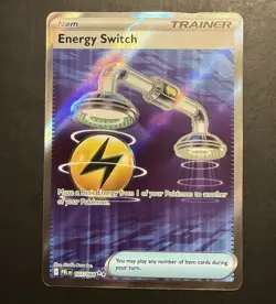 Energy Switch 107/084 Ultra Rare Pitch Black Pokemon Holo Near Mint - Image 1