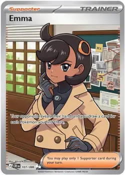 Emma 107/086 Ultra Rare Chaos Rising Pokemon Holo Near Mint - Image 1