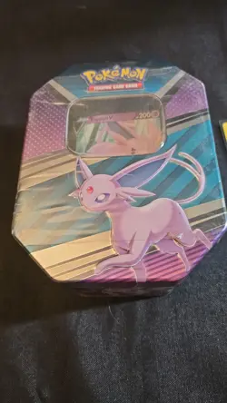 2022 Pokemon TCG V-Heroes Espeon Tin - Image 1