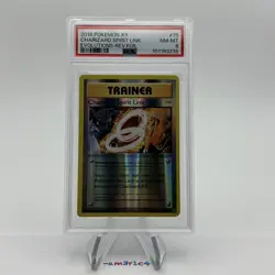 PSA 8 Pokemon Evolutions XY Charizard Spirit Link Reverse Holo 75/108 - Image 2
