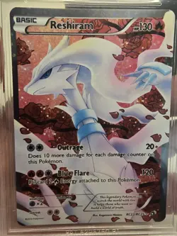 2013 Pokemon Reshiram RC22/RC25 Legendary Treasures Full Art Holo UR BGS 8 NM - Image 2