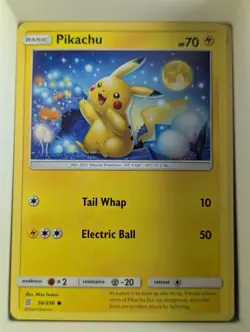 Pikachu 56/236 Common Unified Minds Pokemon Near Mint - Image 1