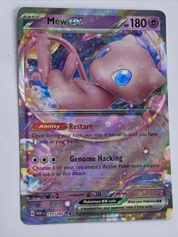 Mew Ex 151/165 Pokemon TCG: Scarlet & Violet 151 Double Rare Holo - Image 3