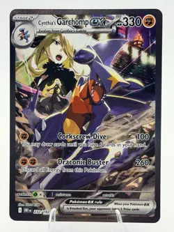 Pokemon TCG Cynthia’s Garchomp EX 232/182 Destined Rivals Mint Condition - Image 1