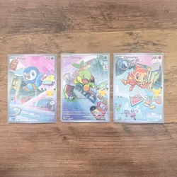 Pokemon TCG First Partner Illustration Collection Series 1 Gen 4 Sinnoh Starters - Image 1
