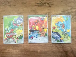 Pokemon TCG First Partner Illustration Collection Series 1 Kanto GEN 1 Starters - Image 1