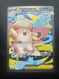 Mega Clefable Ex 103/088 Full art Perfect Order Pokemon Tcg Mint - Image 1
