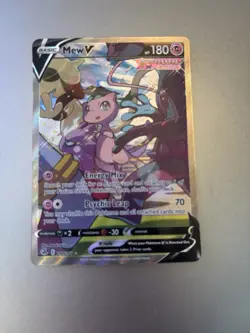 Pokemon Mew V 251/264 Ultra Rare Full Art Holo Fusion Strike HP180 EN 2021 - Image 1