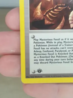 Pokemon Card - 1st Edition Mysterious Fossil 62/62 - Fossil Set WOTC - Common NM - Image 5