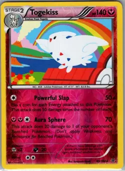 Togekiss (45) 45/108 Reverse Holo XY - Roaring Skies - Pokemon Card - NM - Image 1