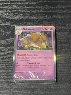 Pre Release Alakazam Mega Evolution Build & Battle Pokemon Deck Sealed - Image 1
