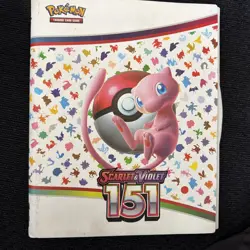Pokemon Scarlet Violet 151 Mew Binder Collection EMPTY Binder Only *NO CARDS* - Image 1