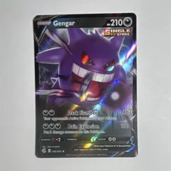 Gengar V 156/264 Fusion Strike Ultra Rare Holo EN Pokemon card - Image 1