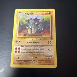 RHYDON - Jungle Set - 45/64 - Uncommon Pokemon Card - Unlimited Edition D5 - Image 1
