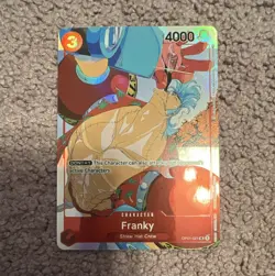 Bandai One Piece Card Game 2023 Gift Collection Franky OP01-021 Foil English - Image 1