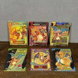 Fan Art Non TCG Holo Charizard Eif Baby Pokemon Card Chinese Lot Collectible - Image 1