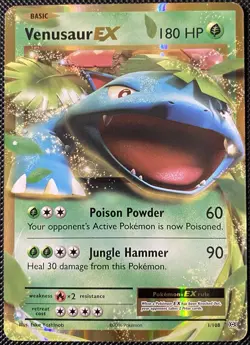 Venusaur EX 1/108 Evolutions Holo - Pokemon Card - Image 1