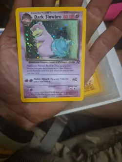 Pokemon Dark Slowbro TCG Holo Rare Card 12/82 Unlimited Vintage - Image 2