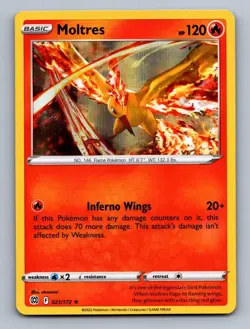 Moltres (Cosmos Holo) 021/172 Promo Miscellaneous Cards & Products Pokemon NM/M - Image 1
