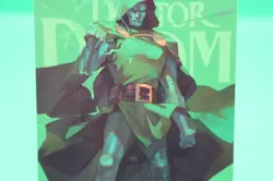 MTG Doctor Doom Art Card (24/45 )- Art Series: Marvel Super Heroes - Image 3