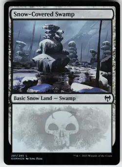 FOIL SNOW-COVERED SWAMP (281) 281 LAND NEAR MINT - Image 1