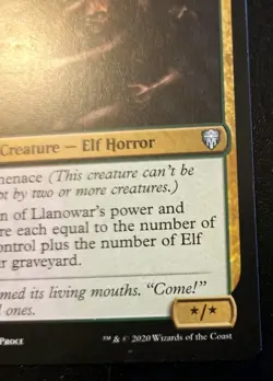 Abomination Of Llanowar 265/361 Uncommon Commander Legends Magic: The Gathering - Image 5