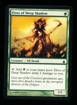 * * 1x Elves of Deep Shadow x1 * * Ravnica MTG NM Near Mint - Image 1