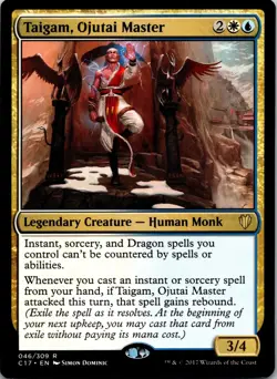 Taigam, Ojutai Master 46 Rare Commander 2017 MTG Near Mint - Image 1