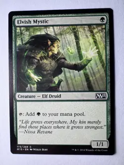 Elvish Mystic | MtG Magic Magic 2015 (M15) | English | Lightly Played (LP) - Image 1