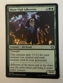 x1 Moon-Vigil Adherents ECL Lorwyn Eclipsed MTG 184 M/NM 1x - Image 1