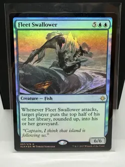 MTG Foil Ixalan XLN Fleet Swallower NM - Image 1