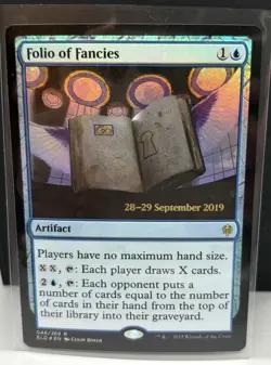 MTG Throne of Eldraine ELD Folio of Fancies Foil NM - Image 1