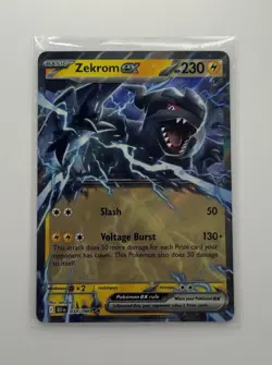 Pokemon Zekrom EX 034/086 Sv: Black Bolt Double Rare Holo 230 HP Card - Image 1