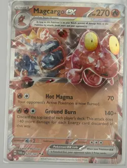 Magcargo ex 029/167 SV06 Twilight Masquerade DR Holo HP270 EN - Image 1