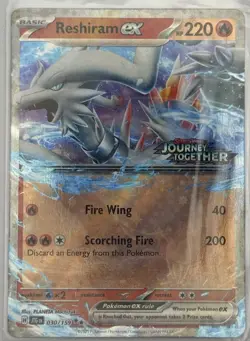 The Pokemon Company Reshiram ex 030/159 SV09 Holo Double Rare HP220 EN - Image 1
