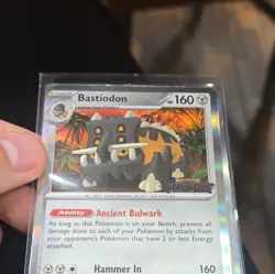 Bastiodon MEP 085 Prerelease Stamped Promo - Pokemon TCG: Pitch Black - NM - Image 2