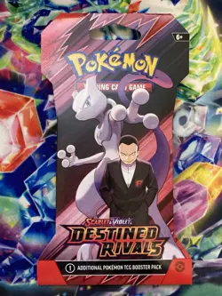 Pokemon Destined Rivals Sleeved Booster Pack New/Sealed (Artwork Varies) - Image 1