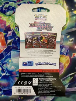 Pokemon Destined Rivals Sleeved Booster Pack New/Sealed (Artwork Varies) - Image 2