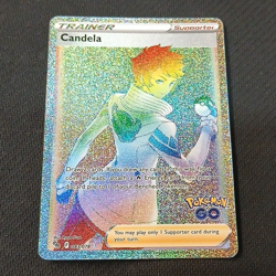 Pokemon TCG Candela 083/078 Pokemon GO Secret Rare Full Art Holo EN - Image 1