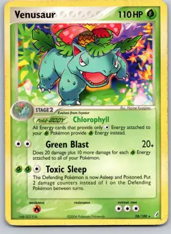 Venusaur 28/100 Pokemon TCG Crystal Guardians - Image 1