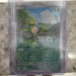 Pokemon TCG Deerling 091/086 SV White Flare Illustration Rare Holo(NEAR MINT) NM - Image 1