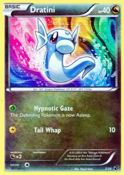 Pokemon Dragon Vault TCG "Dratini" Holo! #2/20. NM-Mint! - Image 1