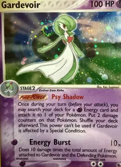 Pokemon TCG Gardevoir 7/109 Ruby and Sapphire Holo Rare English PSA 6 SWIRL 🌀 - Image 3