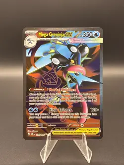 Pokemon TCG Chaos Rising-Mega Greninja ex 100/086 Ultra Rare Full Art - Image 1