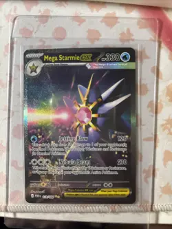 Mega Starmie Ex 118/088 Perfect Order Pokemon Card English Special Illustration - Image 1
