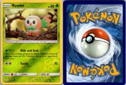 ROWLET 17/236 C COSMIC ECLIPSE POKEMON REVERSE HOLO LP - Image 3
