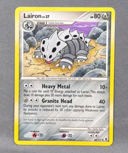MP+ Lairon 44/111 Rising Rivals Pokemon 2009 Yukiko Baba - Image 1
