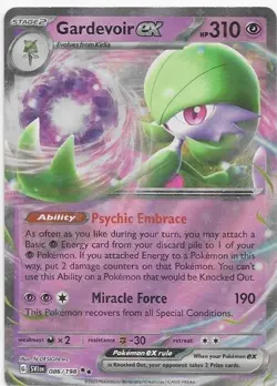 Gardevoir ex 086/198 Double Rare Scarlet & Violet Pokemon Holo Near Mint - Image 1