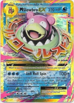 M Slowbro EX 27/108 Holo EX Rare Evolutions Pokemon Near Mint - Image 1