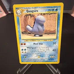 Pokemon Quagsire Neo Revelation 48/64 2000 70 HP Common Regular Yuka Morii - Image 1